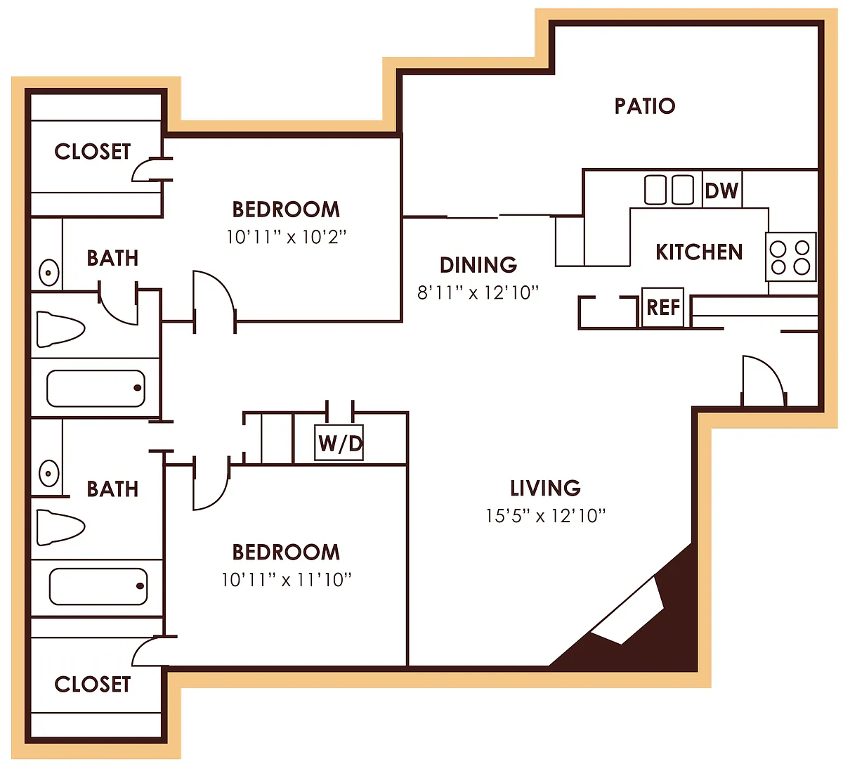 Floor plan E