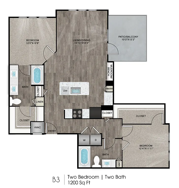 Floor plan B3