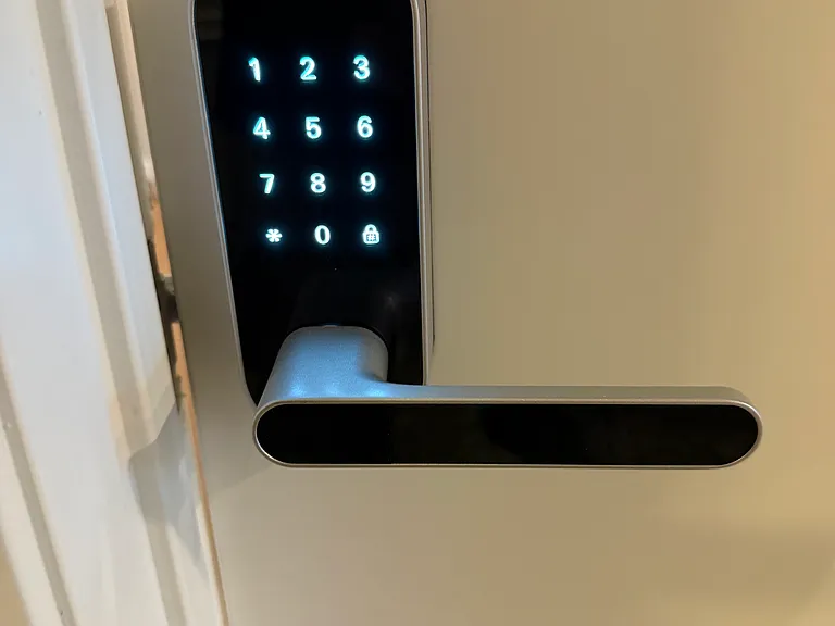Each room and exterior door has a keypad lock for peach of mind and security.