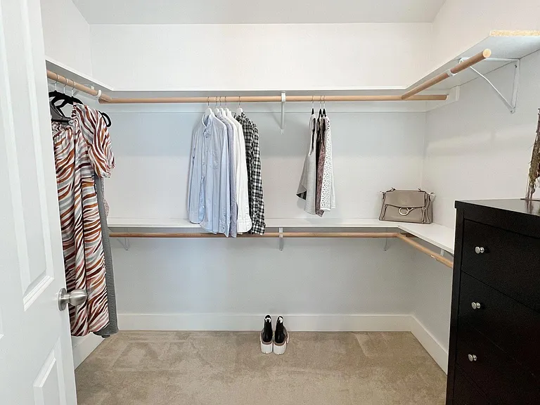 Large walk-in wardrobe