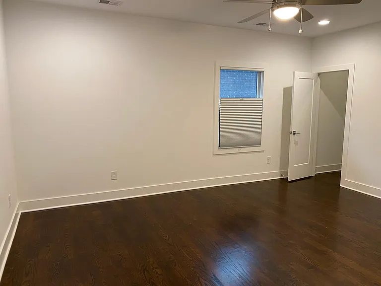 1st bedroom on second floor with closet and bathroom.