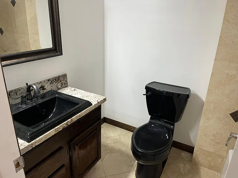 Hallway bathroom