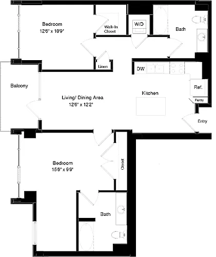 Floor plan Tower B4