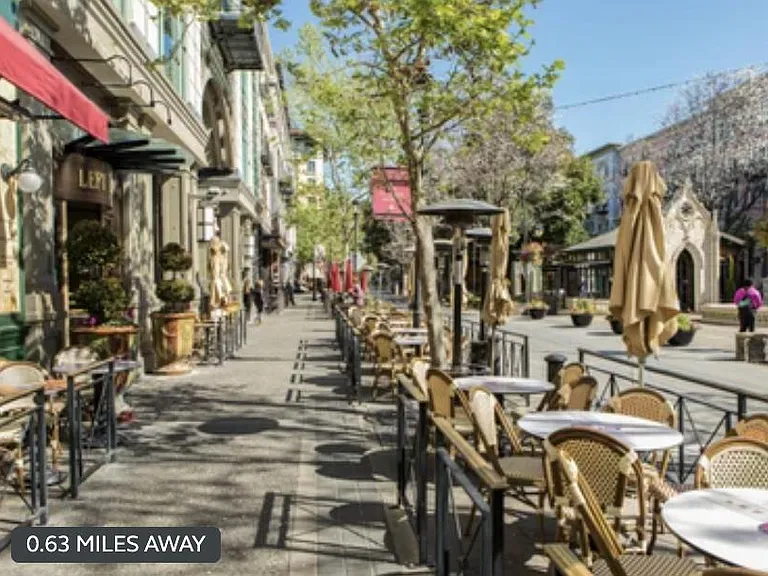Santana Row: High End Outdoor Shops and DIning