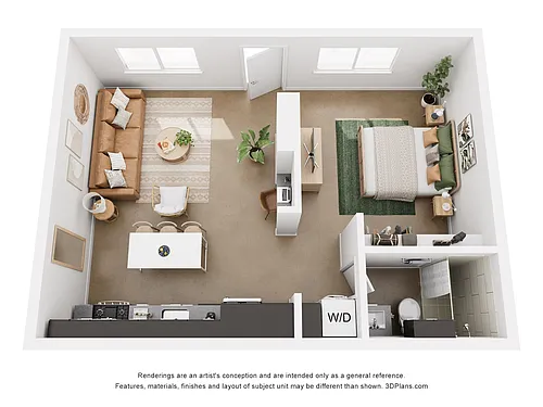 Floor plan Central Flat