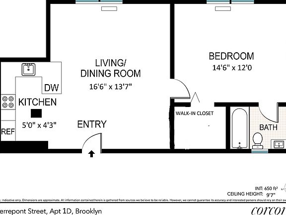 2nd image of 82 Pierrepont St APT 1D