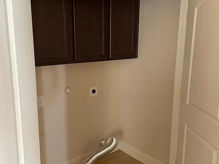 Space for washer and dyer