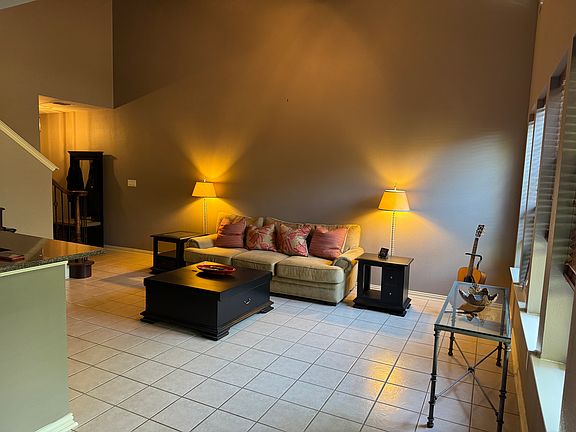 Living area, leading to front door.