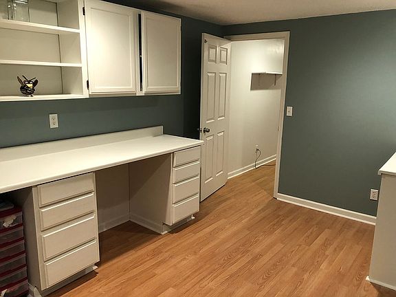 Basement hobby room