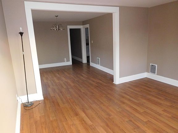 Living room and dining room.