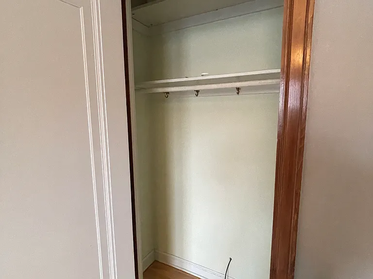 The bedroom closets are this size