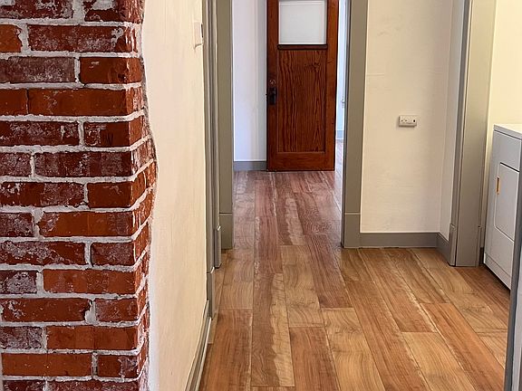 hallway and laundry