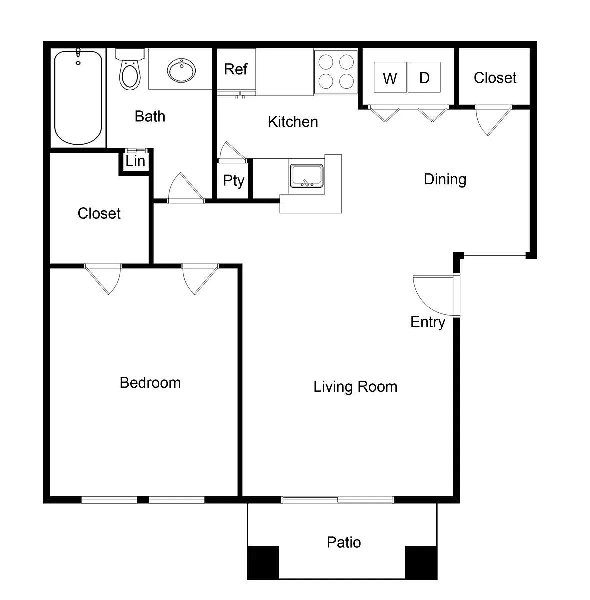 Floor plan A2 AFF 80%