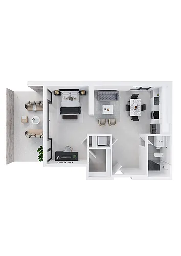 Floor plan Live/Work 1