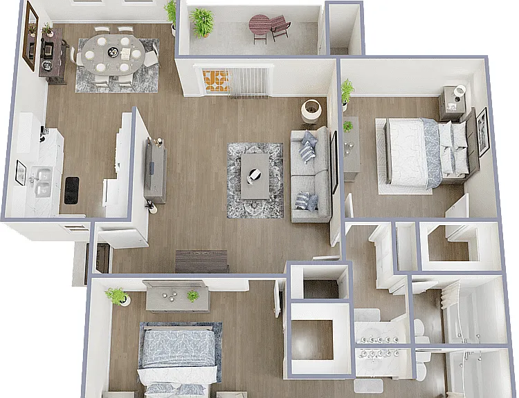 Two Bedroom Two Bath Floor Plan Two Bedroom Two Bath Floor Plan