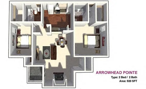 Floor plan 2x2 junior