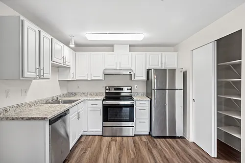 Floor plan Two Bedroom One Bath Deluxe
