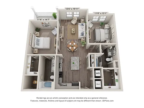 Floor plan B1