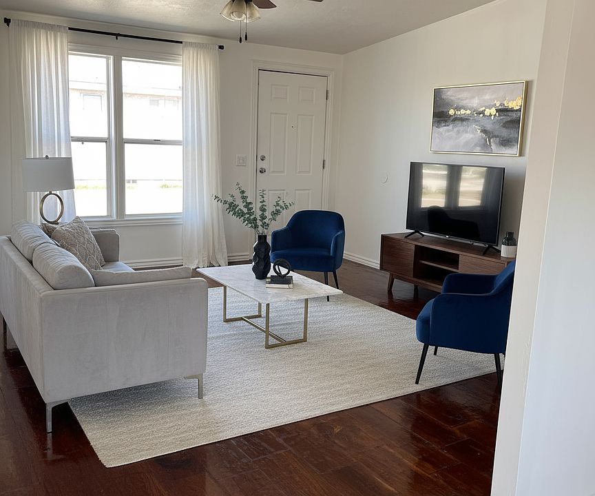 The front living room is a welcoming space to enjoy quiet time.