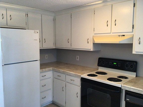 Kitchen with Stove, Newer Refrigerator and Dishwasher.