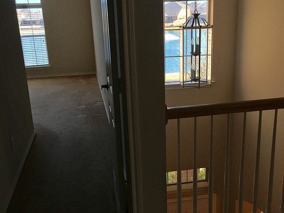 View from top of stairs