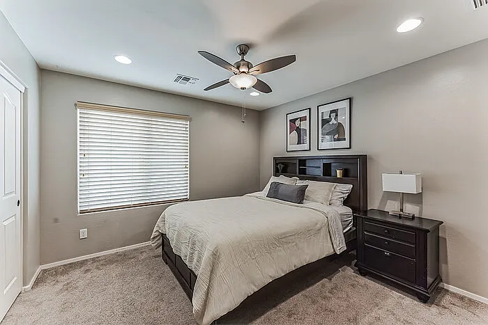 Bedroom 2 sleeps 2 with queen mattress.