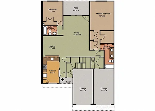 Floor plan Allegheny II