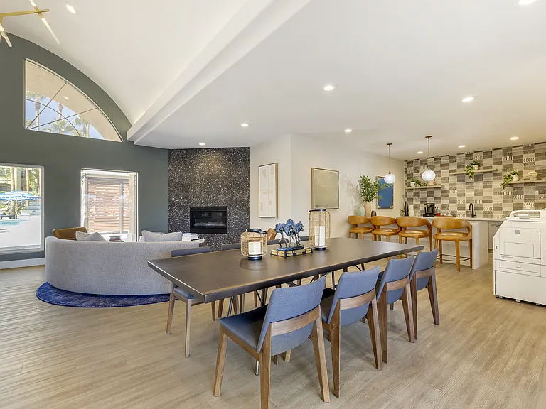 With modern furnishings, enhanced lighting, and comfortable seating areas, it's the perfect spot to meet with our leasing team, connect with neighbors, or simply unwind.