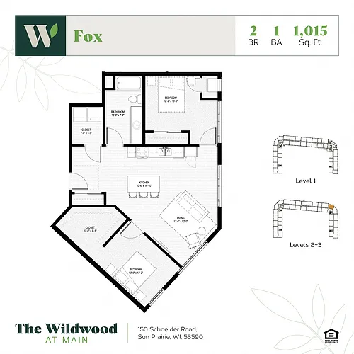 Floor plan Fox 80%