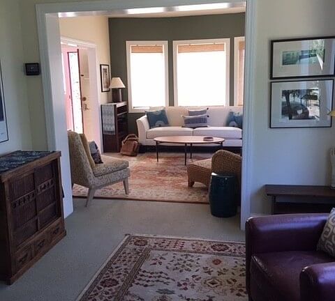 View from Kitchen to Living Rm