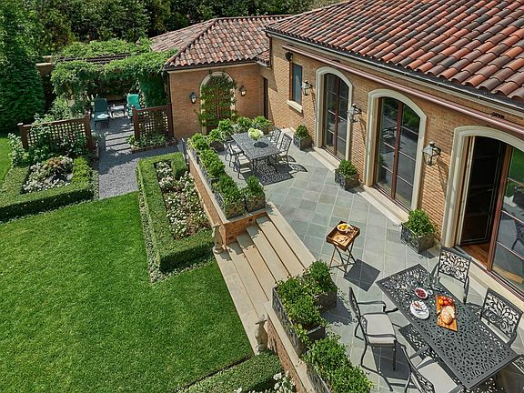 Aerial View of Terrace, Grilling Area and Patio