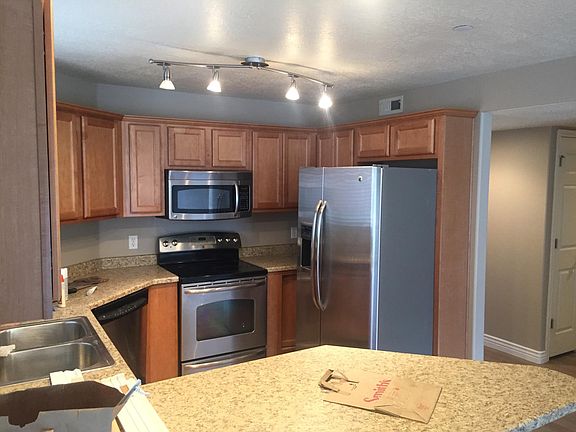 Kitchen - open floorplan to living room