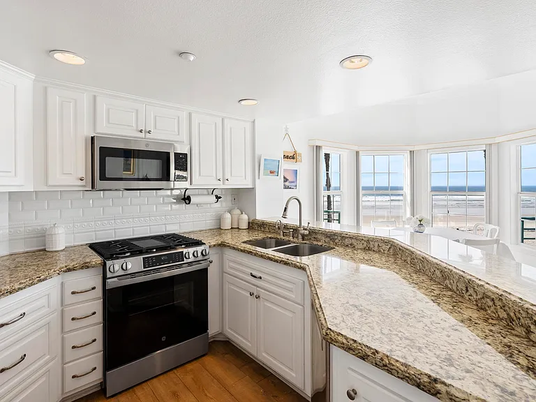 Ocean view from kitchen