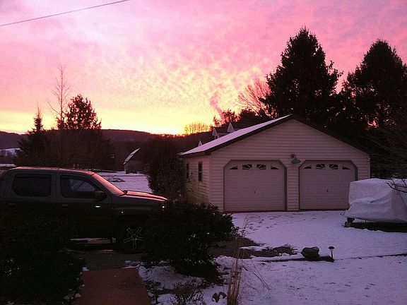 2 car garage; wide driveway