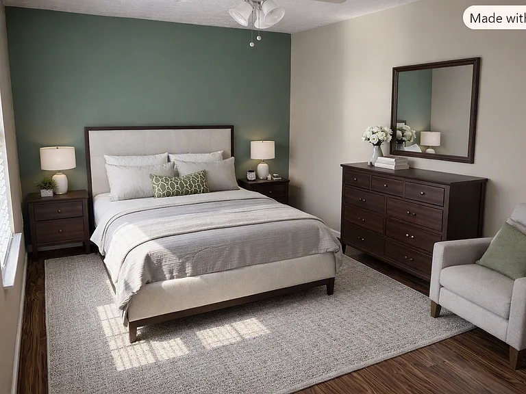 Master Bedroom with furniture