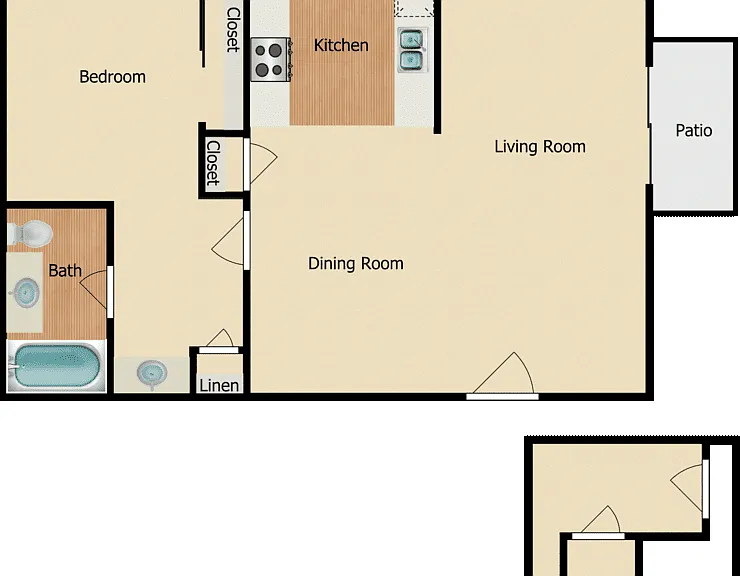 Plan B Floorplan Diagram