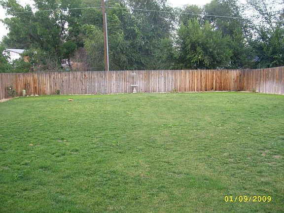 Large fenced back yard