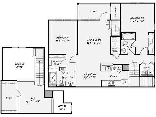 Floor plan B8