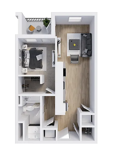 Floor plan Luxury Apartment - Erikson
