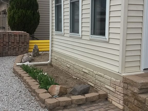 front flowerbeds