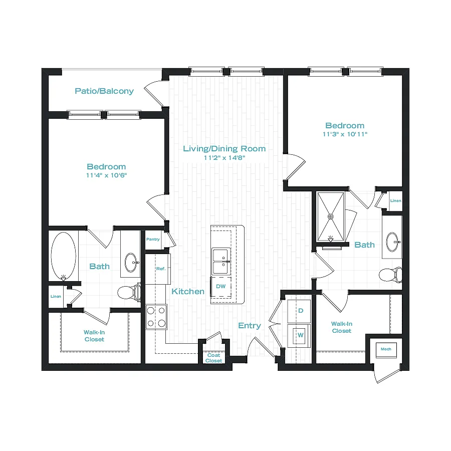 Floor plan B1