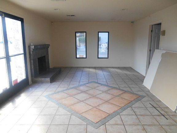 Reception area with Fireplace