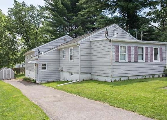 One of private parking areas. Rear entrance. Home has been r