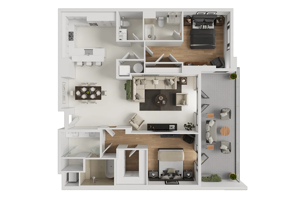 Floor plan SKY RESIDENCE A