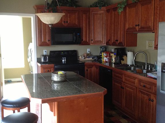 Kitchen with granite