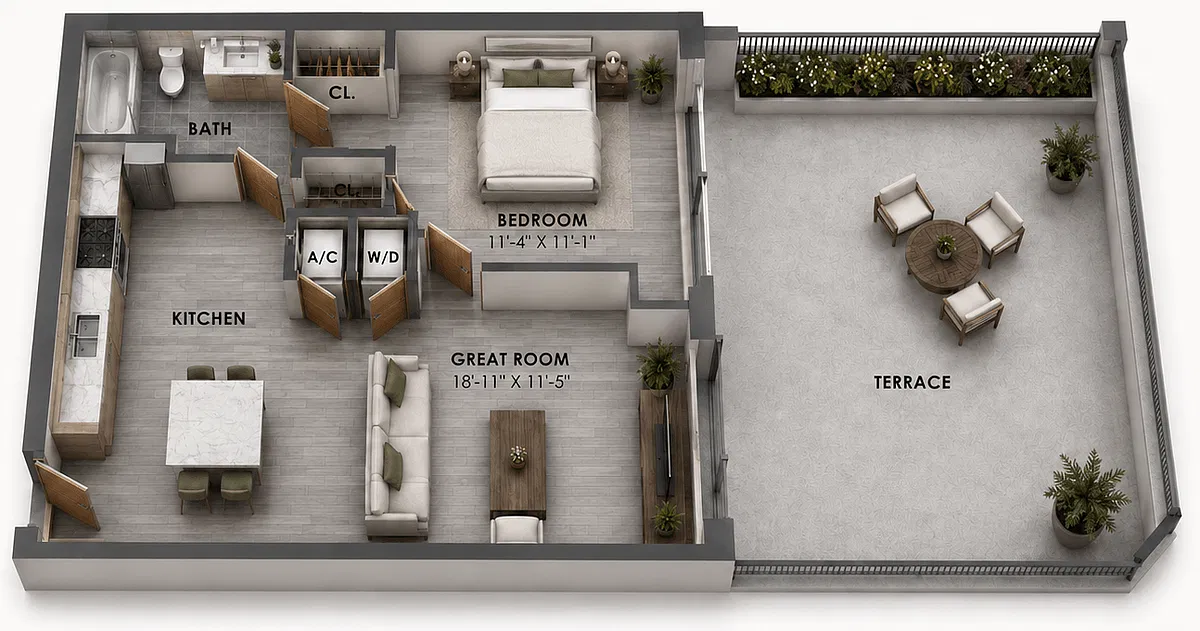 Floor plan A6-A