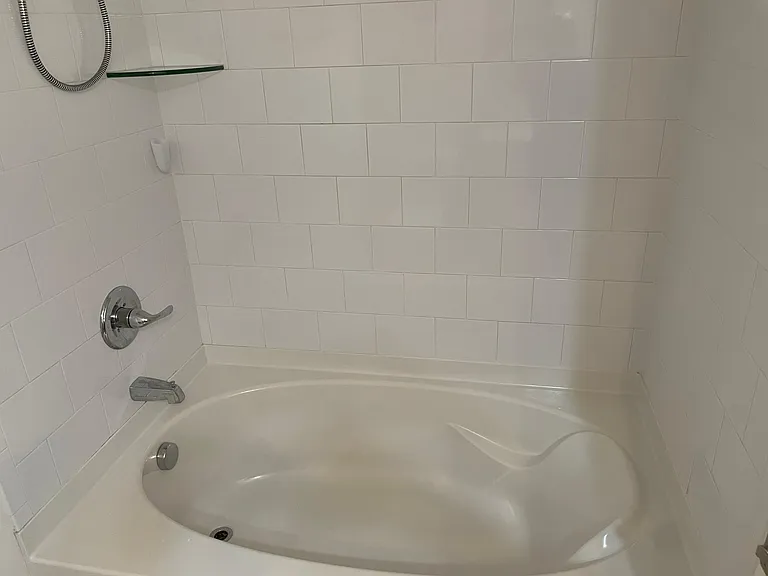 Master bathroom spacious bathtub