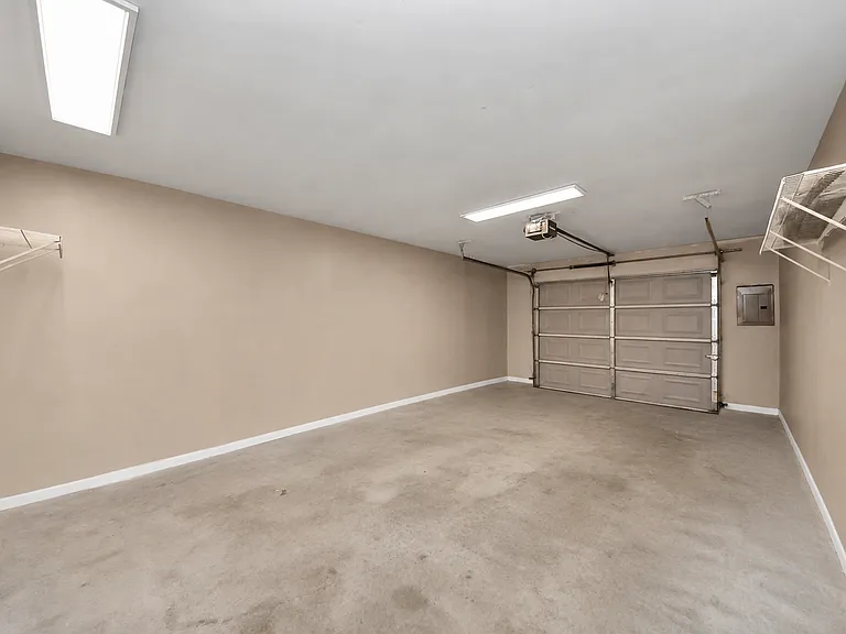 Attached garage