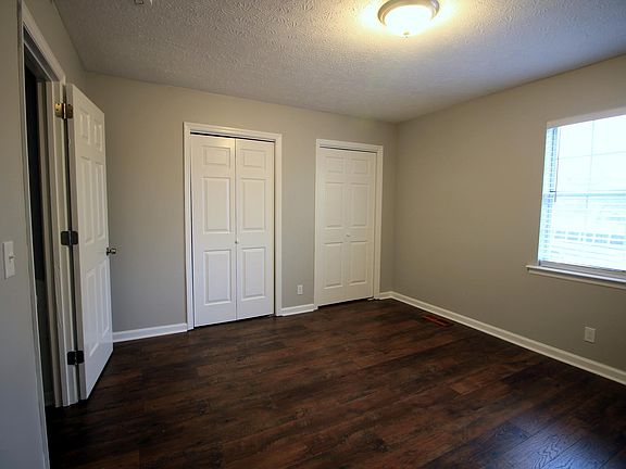 Each upstairs bedroom has two large closets