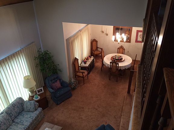 balcony view of dining room